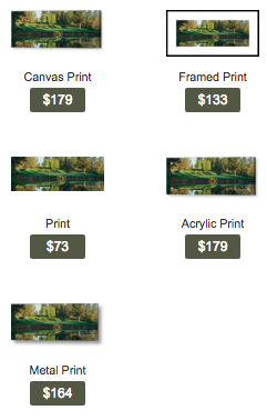 Buy photo print of Bend Golf and Country Club Hole 3